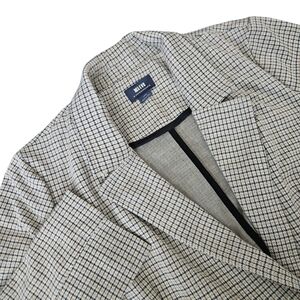 Anthropologie Maeve Womens Houndstooth Collegiate Knit Blazer Jacket Preppy Sz L